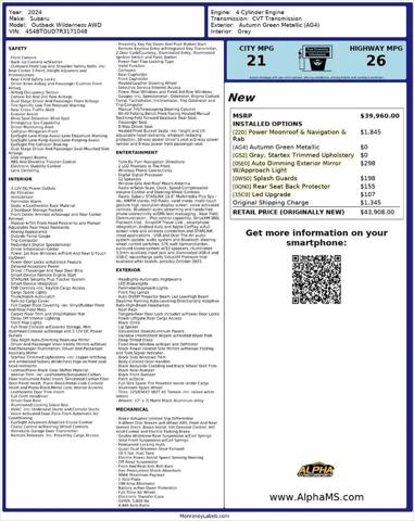 2024 Subaru Outback Wilderness