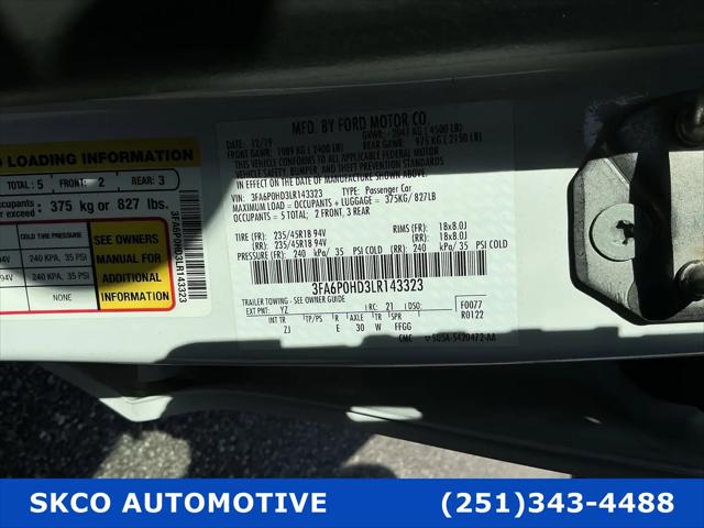 2020 Ford Fusion SE