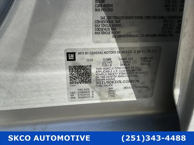 2020 GMC Sierra 1500 4WD Crew Cab Short Box SLT