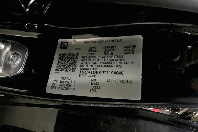 2026 Chevrolet Colorado Z71, 4WD