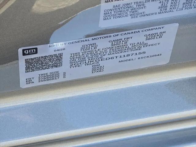 2026 Chevrolet Silverado 1500 4WD Crew Cab Short Bed LTZ