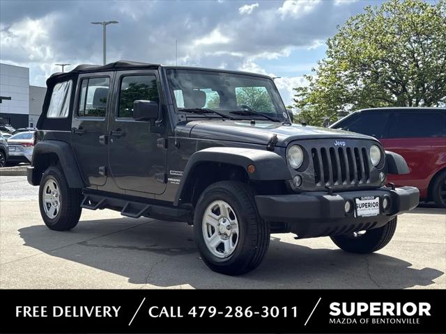 2017 Jeep Wrangler Unlimited Sport 4x4 for sale in Bentonville, AR