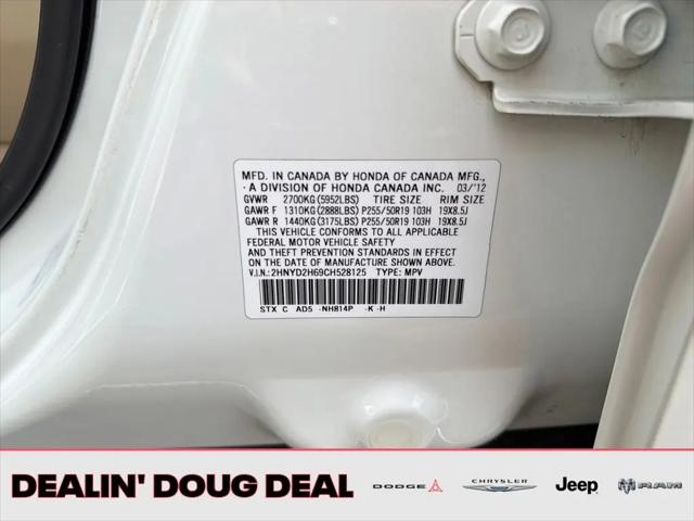 2012 Acura MDX Advance Package