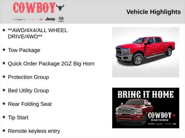 2024 Ram 2500 Big Horn Crew Cab 4x4 6'4" Box