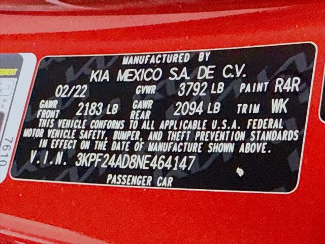 2022 Kia Forte LXS
