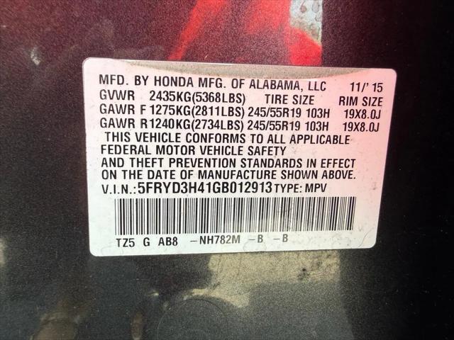 2016 Acura MDX Technology Package