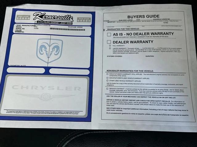 2020 Ram 3500 Laramie Crew Cab 4x4 8' Box