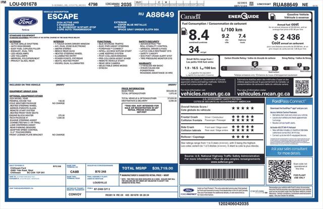 2024 Ford Escape Active