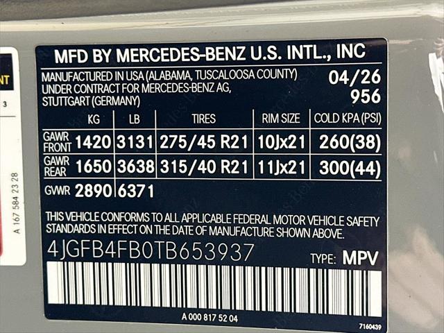 2026 Mercedes-Benz GLE GLE 350 4MATIC