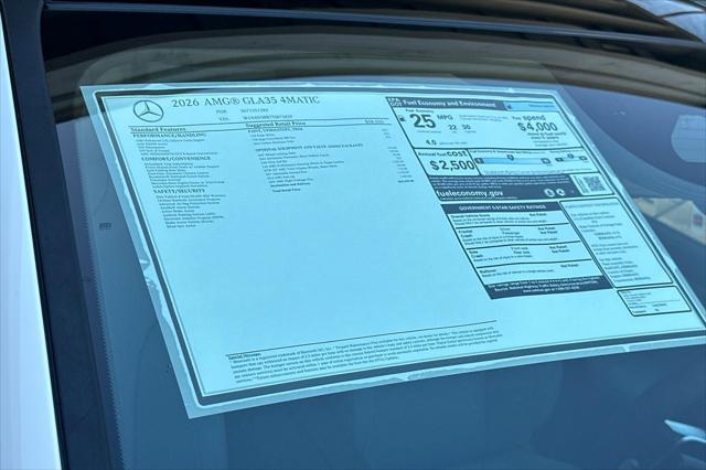 2026 Mercedes-Benz GLA-CLASS 4MATIC
