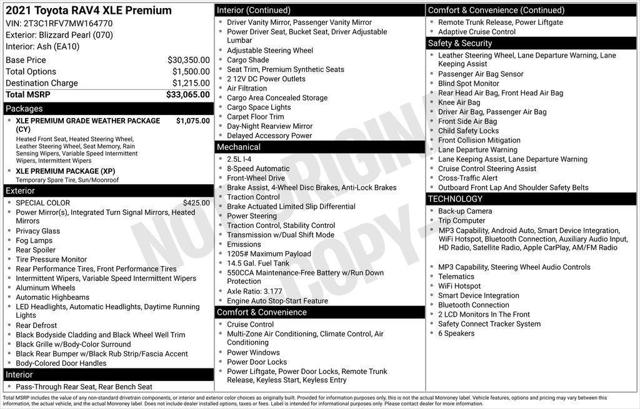 2021 Toyota RAV4 XLE Premium