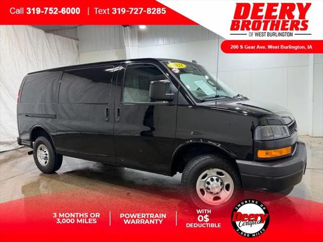 2021 Chevrolet Express Cargo Van RWD 2500 Regular Wheelbase WT for sale in West Burlington, IA
