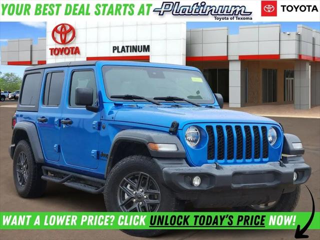 2024 Jeep Wrangler 4-Door Sport S 4x4 for sale in Denison, TX
