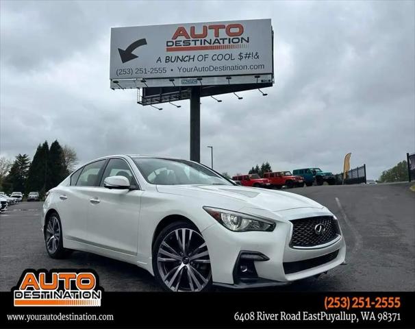 2021 INFINITI Q50 SENSORY AWD for sale in Puyallup, WA