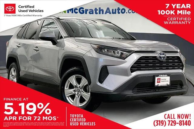 2021 Toyota RAV4 Hybrid LE for sale in Iowa City, IA