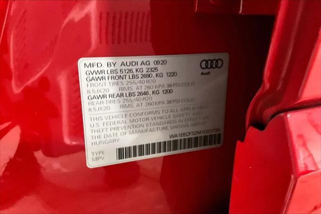 2021 Audi Q3 Premium Plus 45 TFSI S line quattro Tiptronic
