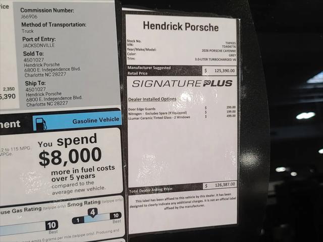 2026 Porsche Cayenne Cayenne