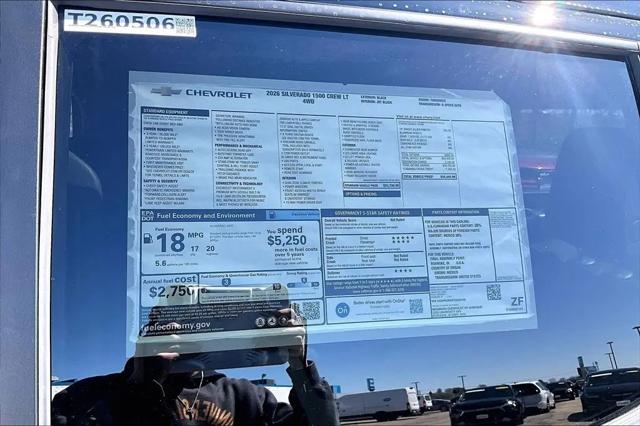 2026 Chevrolet Silverado 1500 4WD Crew Cab Standard Bed LT