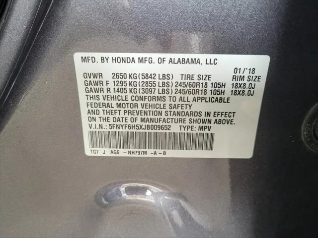 2018 Honda Pilot EX-L