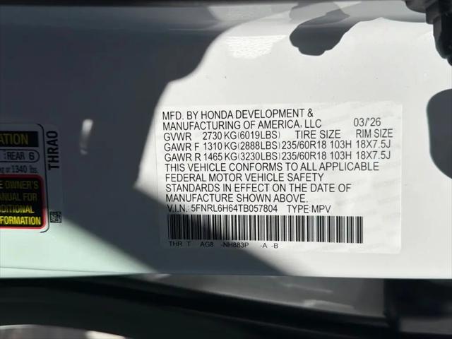 2026 Honda Odyssey EX-L