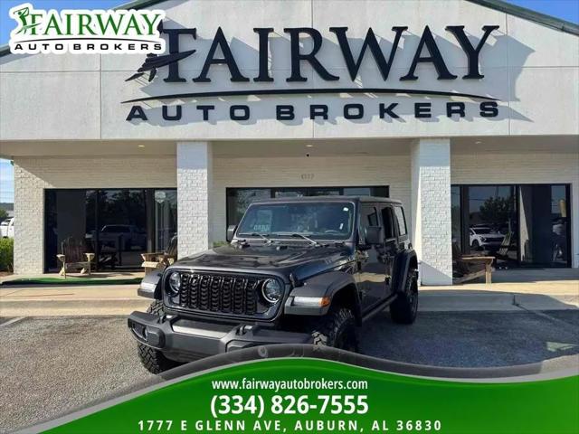 2025 Jeep Wrangler 4-Door Willys 4x4 for sale in Opelika, AL