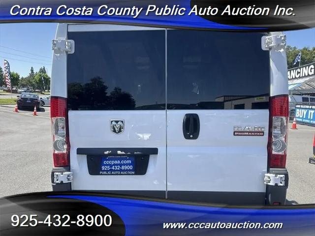 2018 Ram ProMaster Cargo Van Low Roof 136" WB