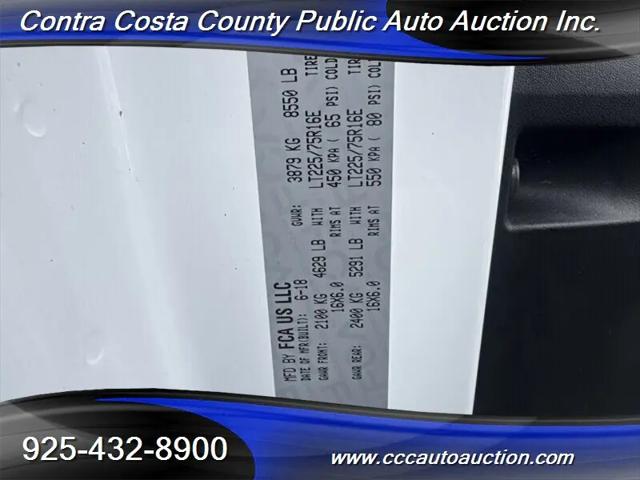 2018 Ram ProMaster Cargo Van Low Roof 136" WB