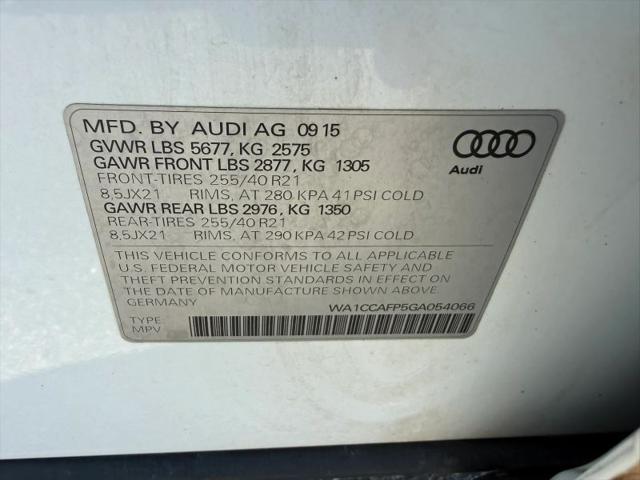 2016 Audi SQ5 3.0T Premium Plus