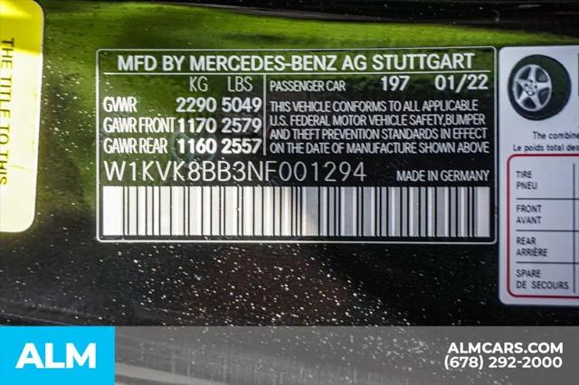 2022 Mercedes-Benz SL AMG SL 63 4MATIC