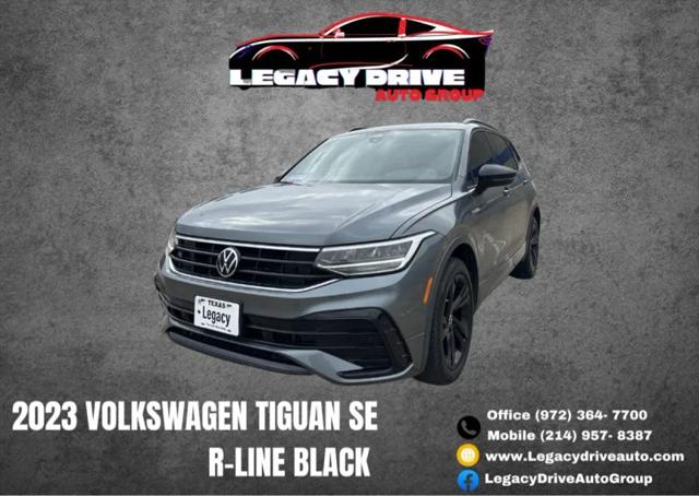 2023 Volkswagen Tiguan 2.0T SE R-Line Black for sale in Dallas, TX