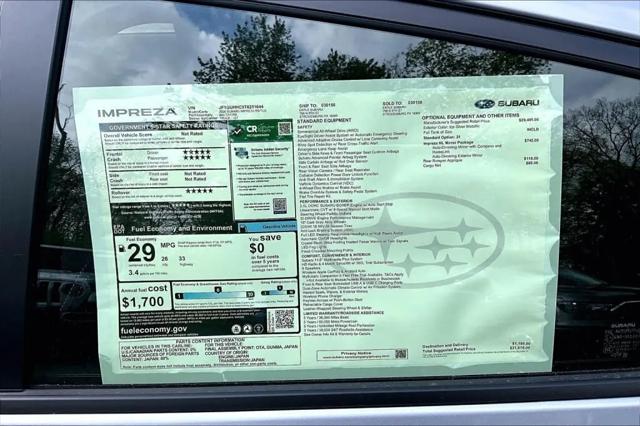 2026 Subaru Impreza RS