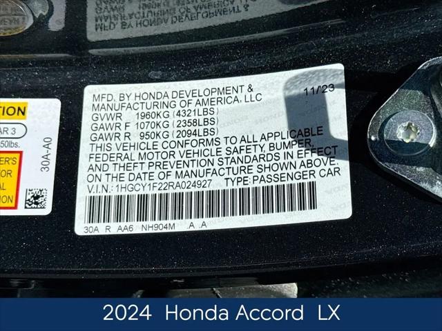 2024 Honda Accord LX