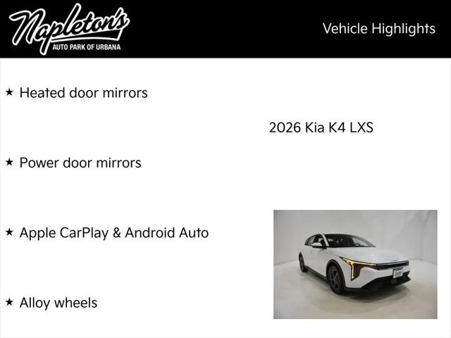 2026 Kia K4 LXS