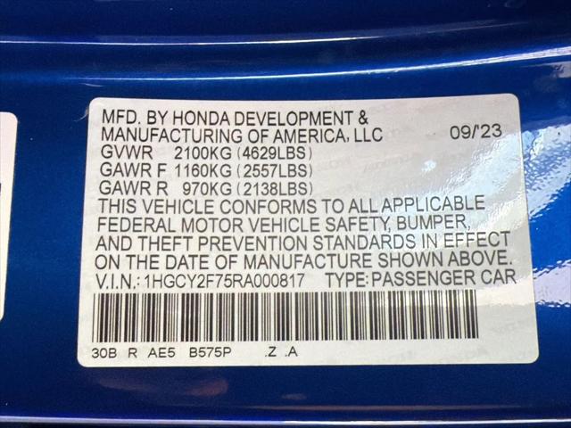 2024 Honda Accord Hybrid Sport-L