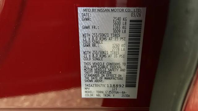 2026 Nissan Murano Platinum