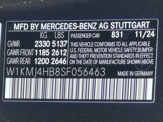 2025 Mercedes-Benz E-CLASS E 300 4MATIC