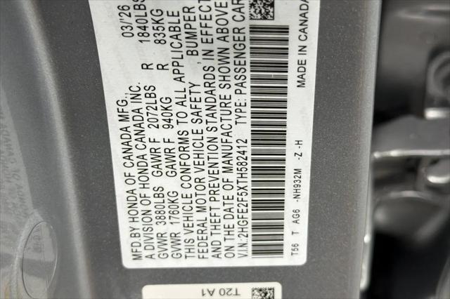 2026 Honda Civic Sport