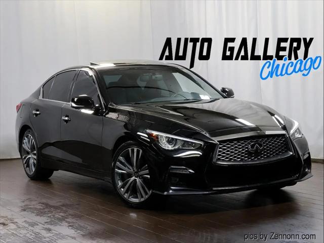 2021 INFINITI Q50 SENSORY AWD for sale in Addison, IL
