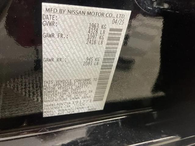 2025 Nissan Altima SV FWD