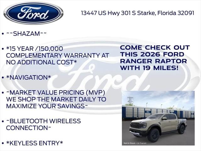2026 Ford Ranger Raptor