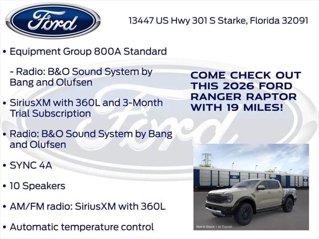 2026 Ford Ranger Raptor