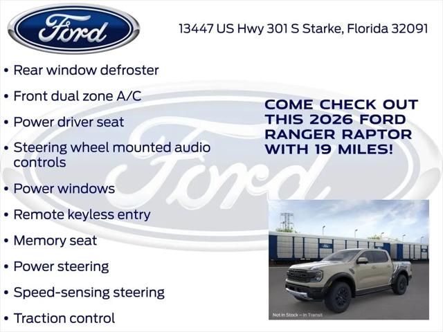 2026 Ford Ranger Raptor