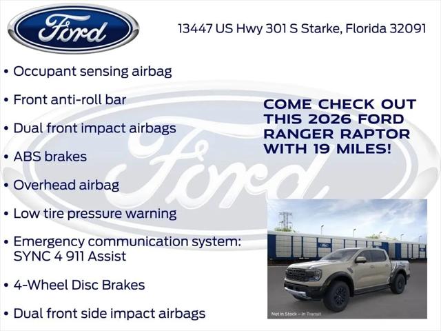 2026 Ford Ranger Raptor