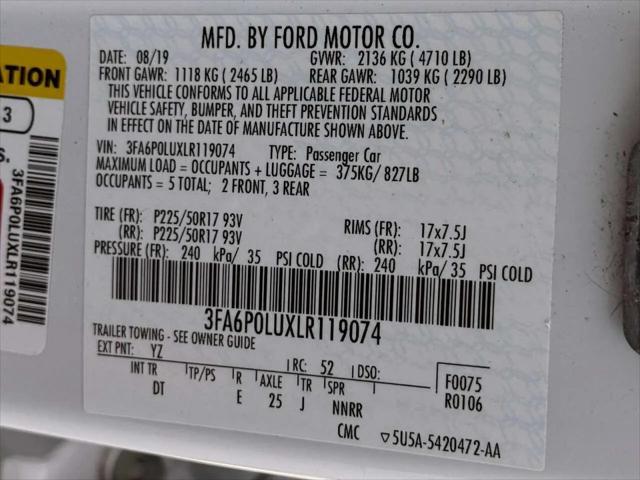 2020 Ford Fusion Hybrid SE