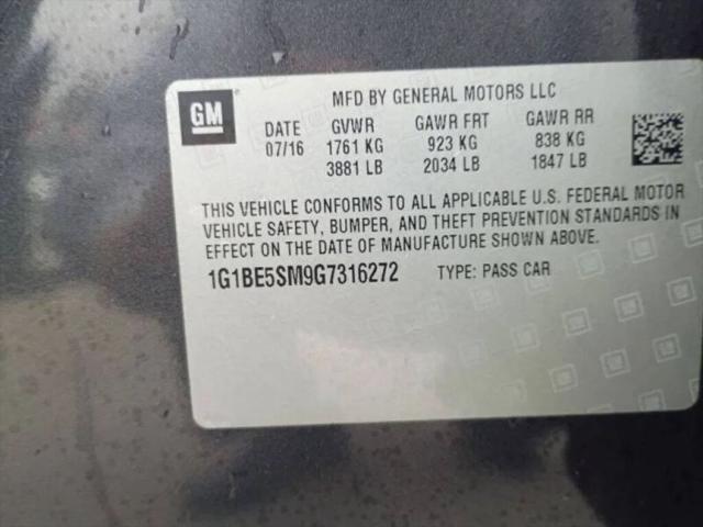 2016 Chevrolet Cruze LT Auto
