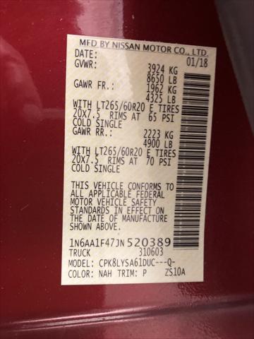 2018 Nissan Titan XD Platinum Reserve Gas