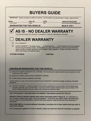 2018 Nissan Titan XD Platinum Reserve Gas