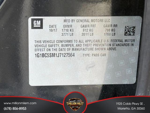 2018 Chevrolet Cruze LS Auto