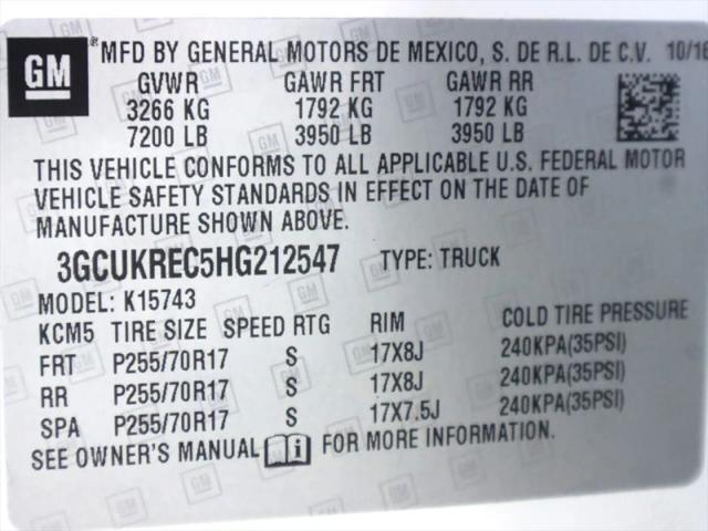 2017 Chevrolet Silverado 1500 1LT