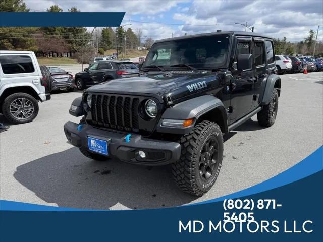 2023 Jeep Wrangler 4xe 4x4 for sale in Williston, VT